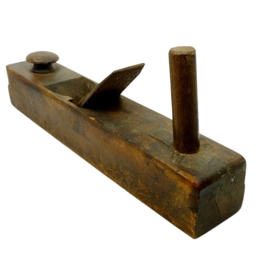 ANTIQUE USA Wood Plane Planer Hand Tool 16” Solid Wood Steel Blade